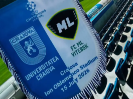 Craiova, calificare chinuită în Champions League: oltenii au trecut de ML Vitebsk abia în minutul 90+1, prin Bancu